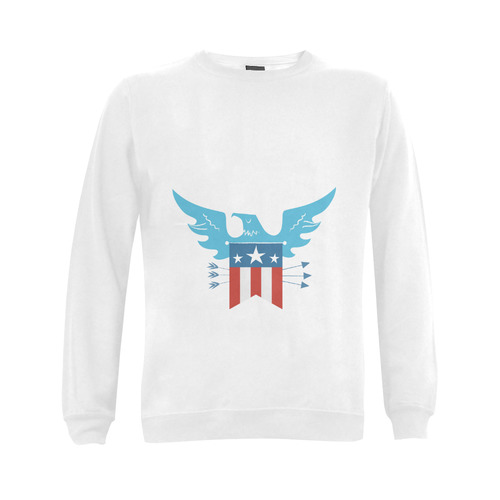 USA Gildan Crewneck Sweatshirt(NEW) (Model H01)