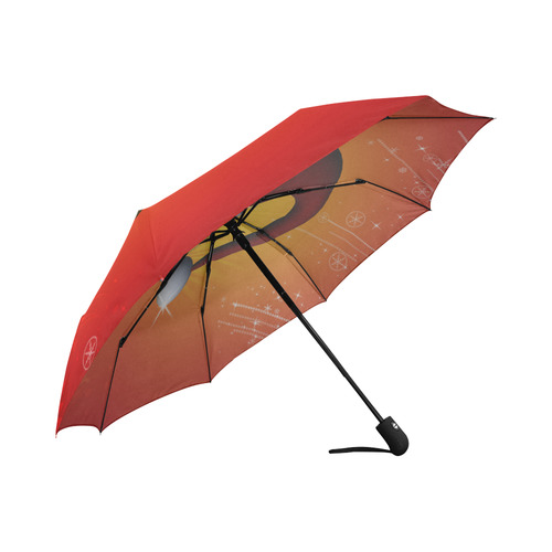 The funny christmas smiley Auto-Foldable Umbrella (Model U04)