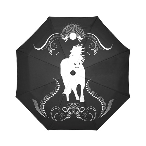 White horse Auto-Foldable Umbrella (Model U04)