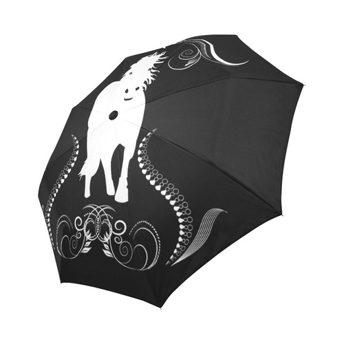 White horse Auto-Foldable Umbrella (Model U04)