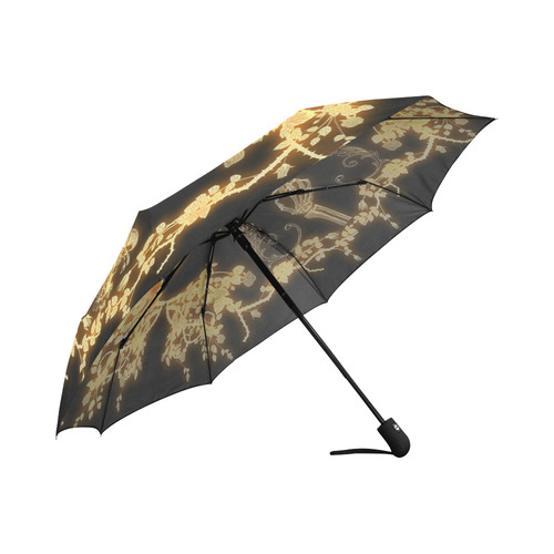 Yellow skull Auto-Foldable Umbrella (Model U04)