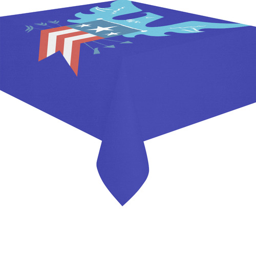 USA Cotton Linen Tablecloth 52"x 70"