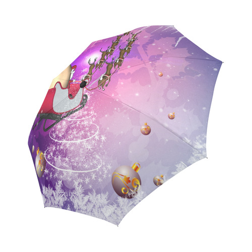 Santa Claus is coming Auto-Foldable Umbrella (Model U04)