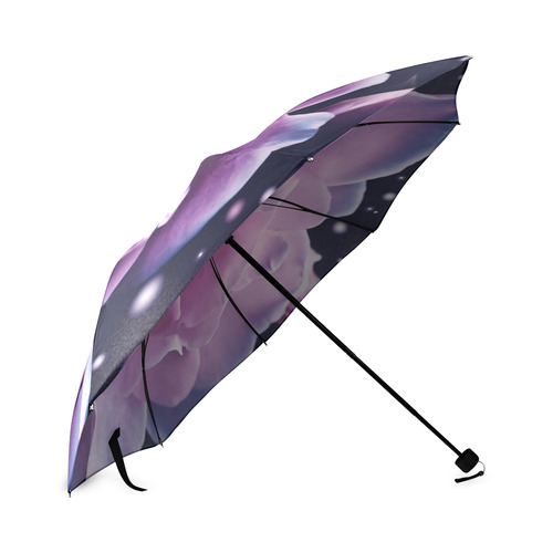 Pink Rose Foldable Umbrella (Model U01)