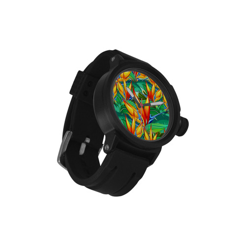 Bird of Paradise Flower Exotic Nature Men's Sports Watch(Model 309)