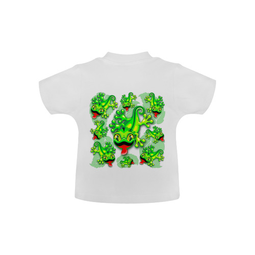 Gecko Lizard Baby Cartoon Baby Classic T-Shirt (Model T30)