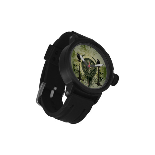 Skulls with crows Men's Sports Watch(Model 309)