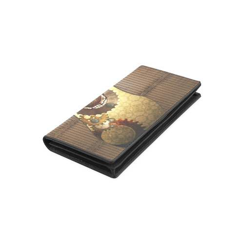 Steampunk, the noble design Women's Leather Wallet (Model 1611)