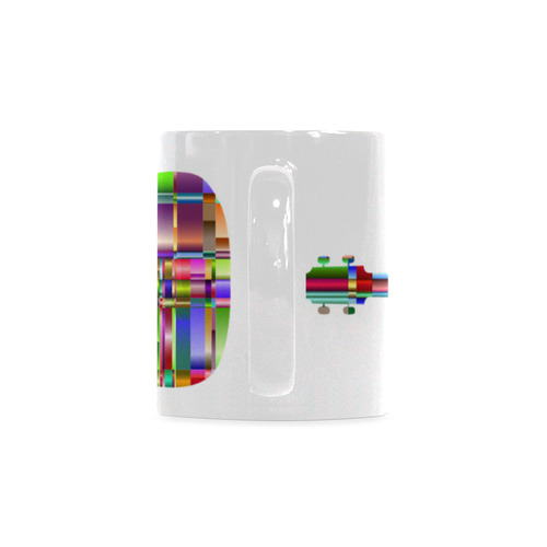 Abstract Squares Guitar Rock On White Mug(11OZ)