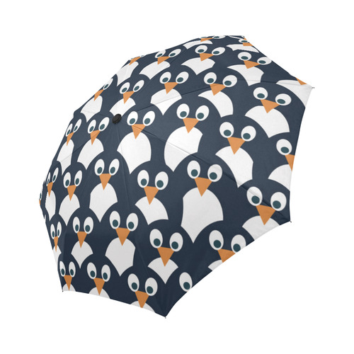 Penguin Pattern Auto-Foldable Umbrella (Model U04)