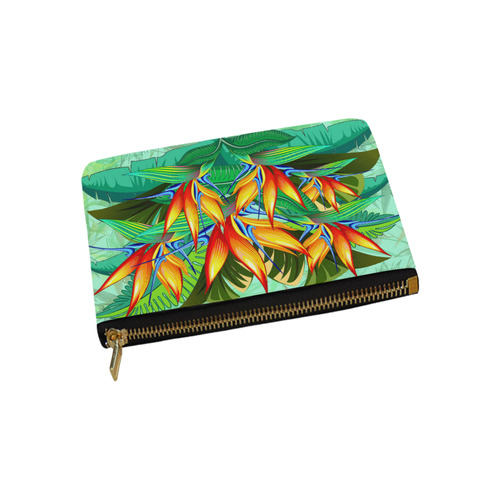 Bird of Paradise Flower Exotic Nature Carry-All Pouch 9.5''x6''