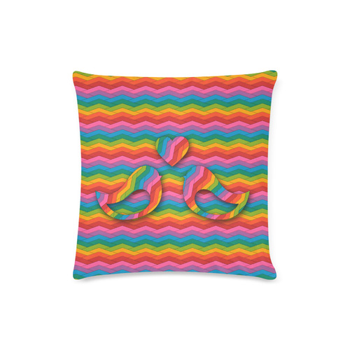 In Love Custom Zippered Pillow Case 16"x16"(Twin Sides)