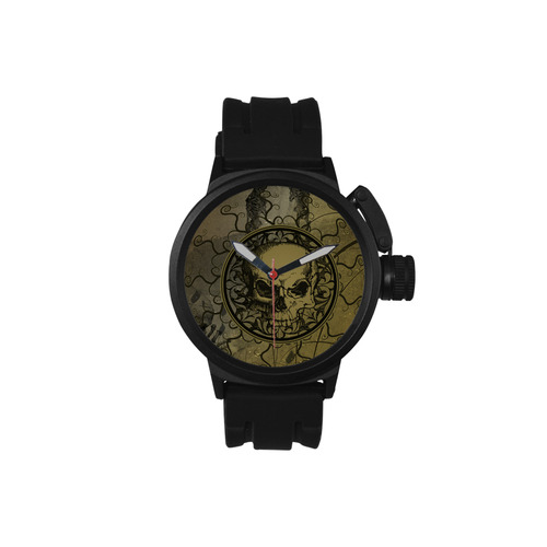 Amazing skull with skeletons Men's Sports Watch(Model 309)