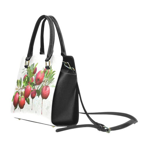 Melting Apples, watercolors Rivet Shoulder Handbag (Model 1645)