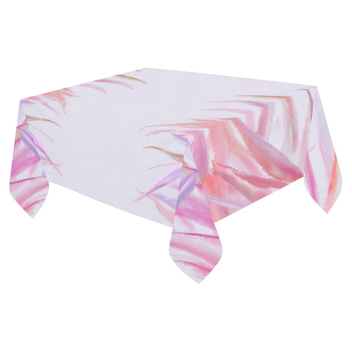 Cute SilverEye, angry bird watercolor Cotton Linen Tablecloth 52"x 70"
