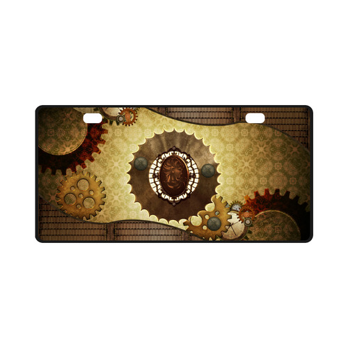 Steampunk, the noble design License Plate