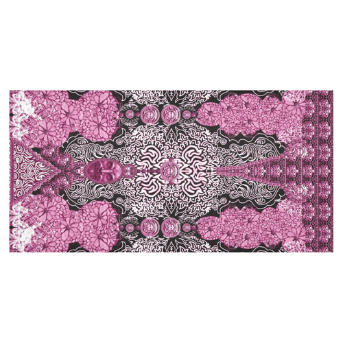 treasury pink Cotton Linen Tablecloth 60"x120"