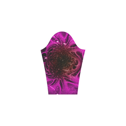 Abstract design in purple colors Bateau A-Line Skirt (D21)