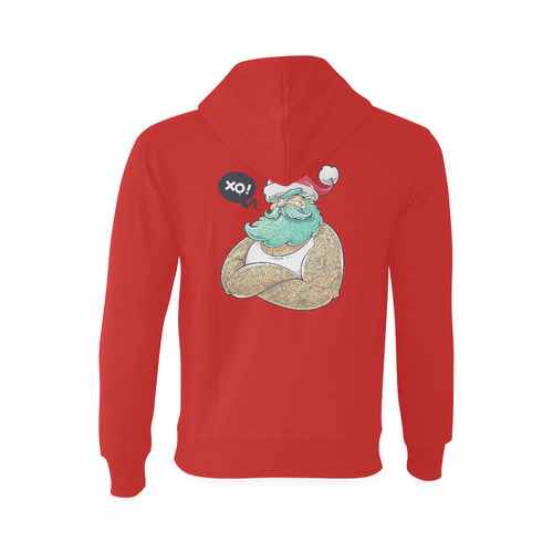 Hipster Santa Claus, Christmas Oceanus Hoodie Sweatshirt (Model H03)