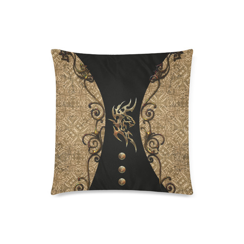 The tiger, tribal Custom Zippered Pillow Case 18"x18"(Twin Sides)