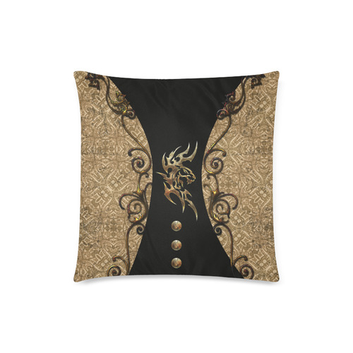 The tiger, tribal Custom Zippered Pillow Case 18"x18"(Twin Sides)