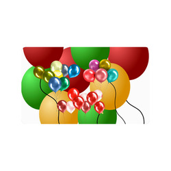 Celebrate with balloons 2 Doormat 30"x18"
