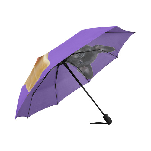 Sweet little Bulldog makes you happy Auto-Foldable Umbrella (Model U04)
