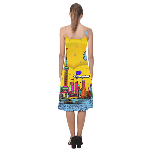 Shanghai / 上海 Popart by Nico Bielow Alcestis Slip Dress (Model D05)