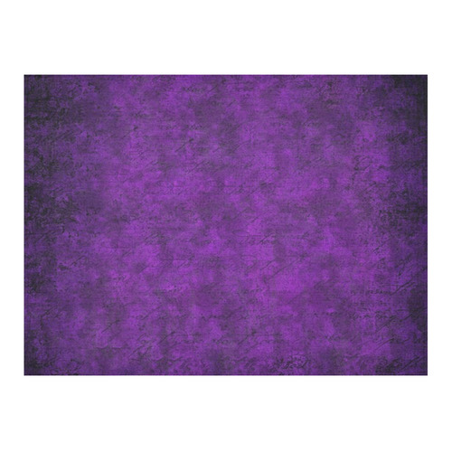 Purple Cotton Linen Tablecloth 52"x 70"