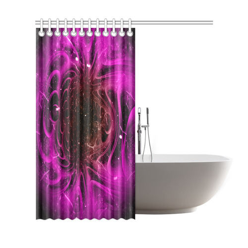 Abstract design in purple colors Shower Curtain 69"x72"