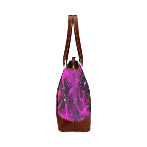 Abstract design in purple colors Tote Handbag (Model 1642)