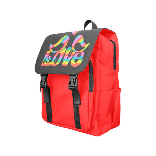 Love Birds with a Heart Casual Shoulders Backpack (Model 1623)