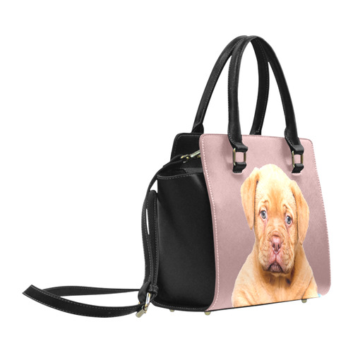 Sweet Puppy in his Blue Shoe Classic Shoulder Handbag (Model 1653)