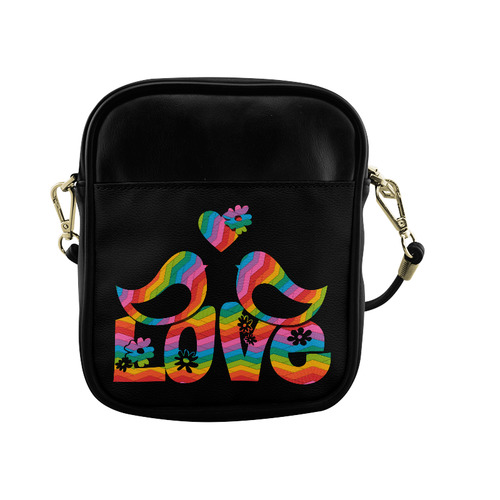 Love Birds with a Heart Sling Bag (Model 1627)