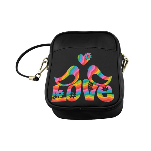 Love Birds with a Heart Sling Bag (Model 1627)