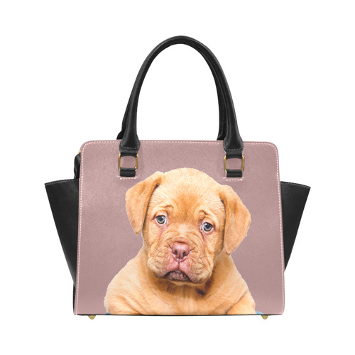 Sweet Puppy in his Blue Shoe Classic Shoulder Handbag (Model 1653)