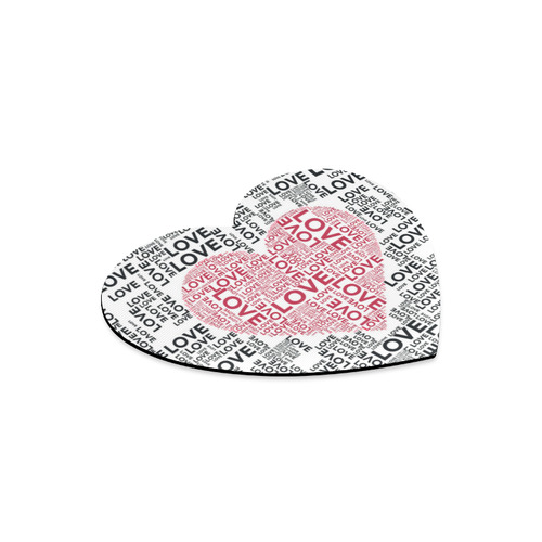 Love Heart Heart-shaped Mousepad