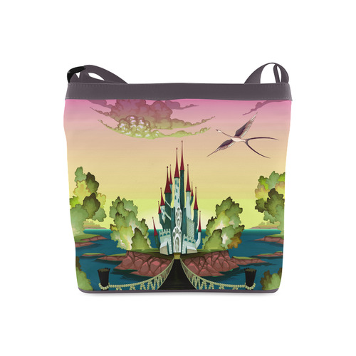 Magic Castle Dragon Fantasy Land Crossbody Bags (Model 1613)