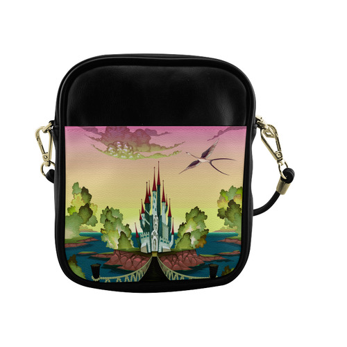 Magic Castle Dragon Fantasy Land Sling Bag (Model 1627)