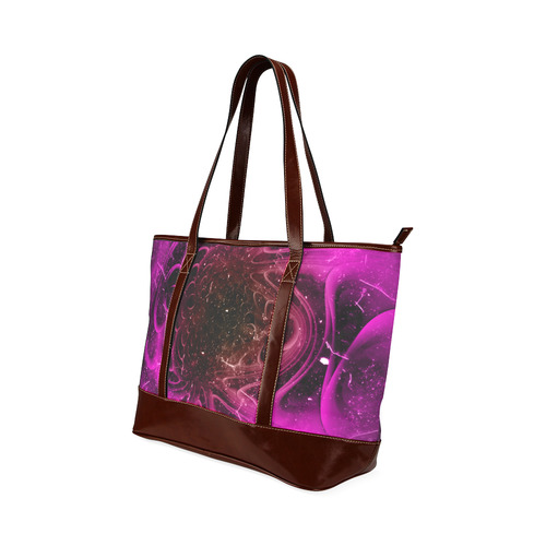 Abstract design in purple colors Tote Handbag (Model 1642)