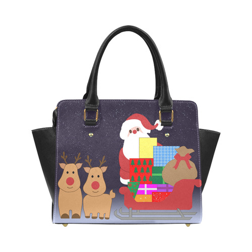 Christmas Classic Shoulder Handbag (Model 1653)