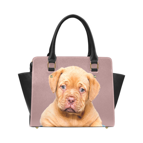 Sweet Puppy in his Blue Shoe Classic Shoulder Handbag (Model 1653)