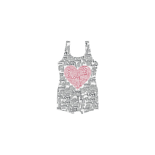 Love Heart Classic One Piece Swimwear (Model S03)