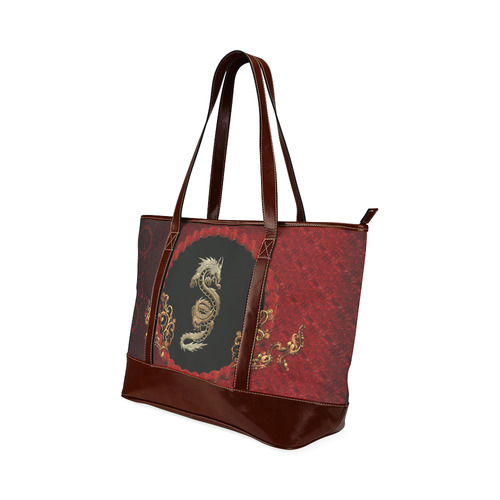 The chinese dragon Tote Handbag (Model 1642)
