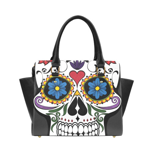 cranium-Skull Classic Shoulder Handbag (Model 1653)