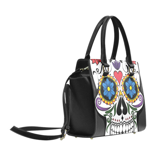 cranium-Skull Classic Shoulder Handbag (Model 1653)