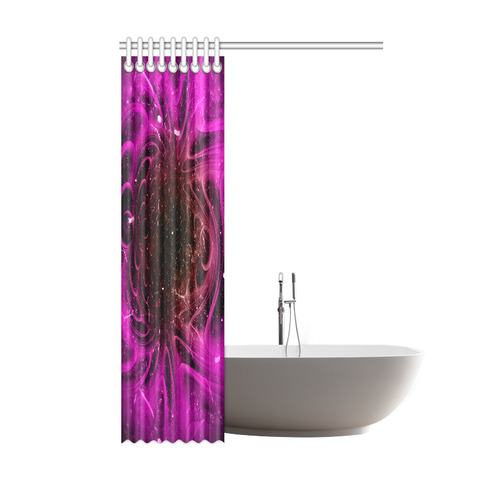 Abstract design in purple colors Shower Curtain 48"x72"