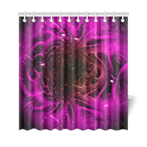 Abstract design in purple colors Shower Curtain 69"x72"