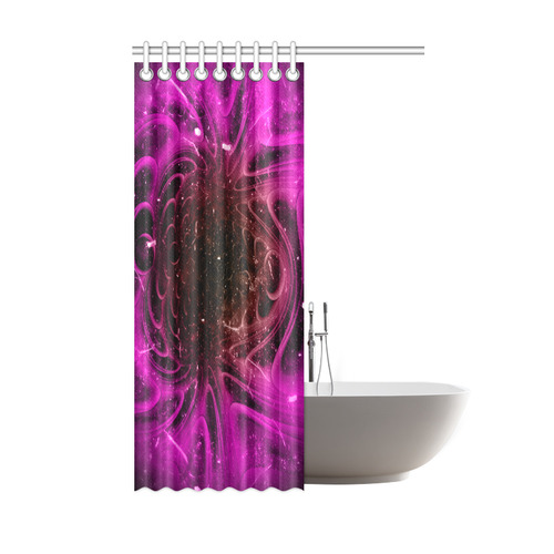 Abstract design in purple colors Shower Curtain 48"x72"