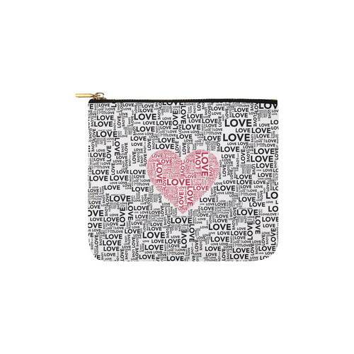 Love Heart Carry-All Pouch 6''x5''